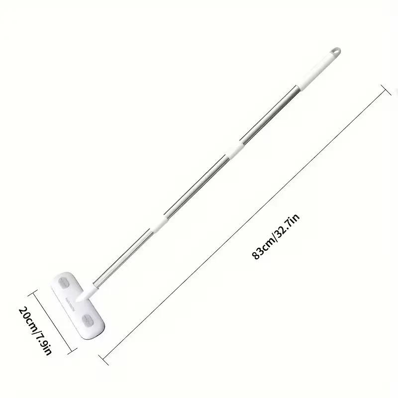 Magic Window Cleaning Brush with Extendable Pole, Reusable Screen Cleaner Tool, Pet Hair Removal, Deshedding Tool, Home Door Window Cleaning, Mother's Day Gift