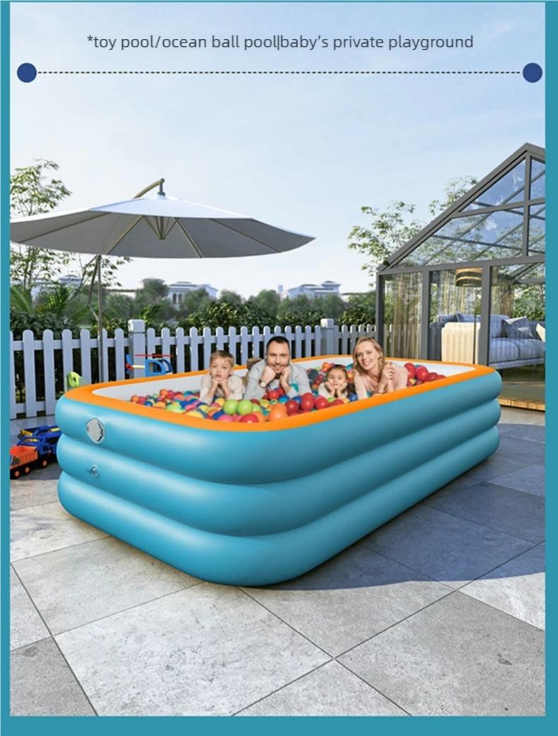 Inflatable Swimming Pool for Home Use, Large Size for Adults and Kids, Indoor Bathing Tub, Thick PVC Material, Perfect for Playing