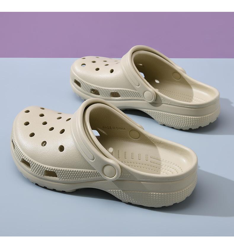 Unisex Comfortable Eva Slip-On Shoes, Lightweight Breathable Casual Footwear, Stylish Hole Shoes for Everyday Wear, Breathable Lightweight Clogs