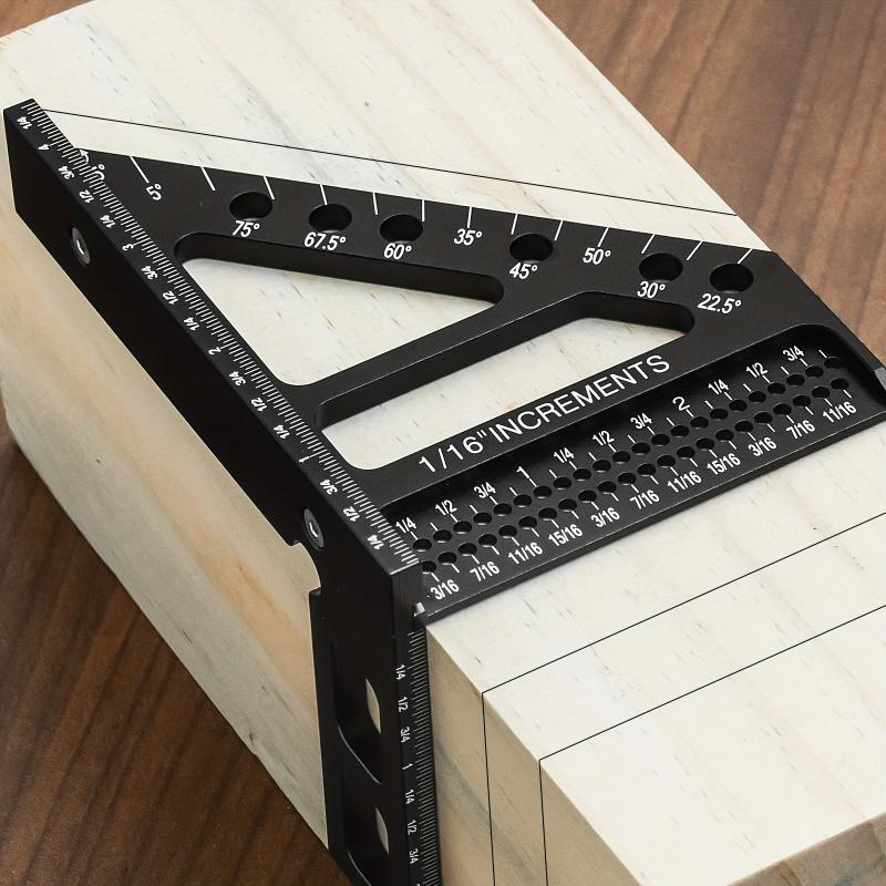 Triangular hole ruler, carpenter's marking ruler, square ruler, angle ruler, marking tool, bevel ruler and multifunctional square ruler.