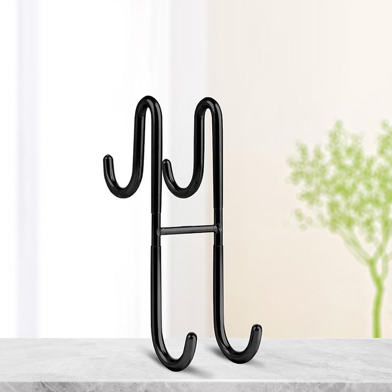 304 Stainless Steel Hooks S-Hooks Double-Sided Coat Hooks Bathroom Glass Door Hooks Back Hooks Double Hooks