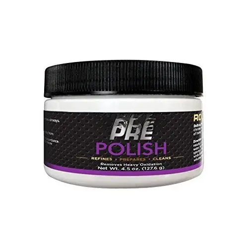 Pre-Polish Paste - Stain and Oxidation Remover for Heavily Oxidized, Discolored and Corroded Metal, Clear Coated and Gel-Coated Surfaces, 4.5 Ounces, 1 Pack