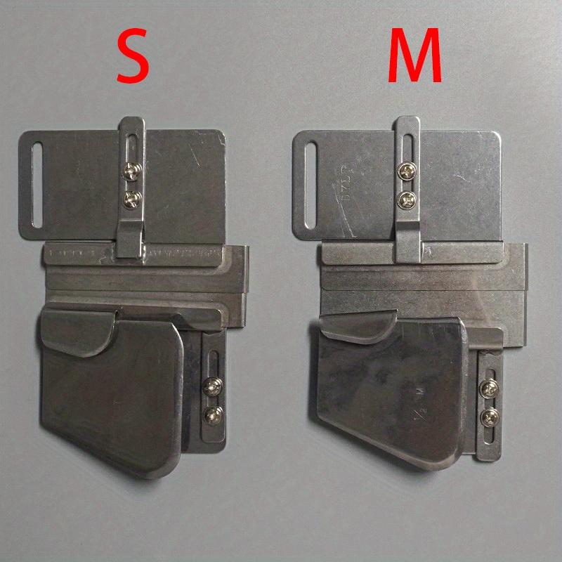 1PC Industrial Sewing Machine Accessories, Computer Synchronized Edge Rolling Presser Foot, Zipper Presser Foot for Flat Sewing Machines, Edge Binding Tube, Edge Folding Rolling Tube for Zippers, Edge Binder, DY Machine Presser Foot,