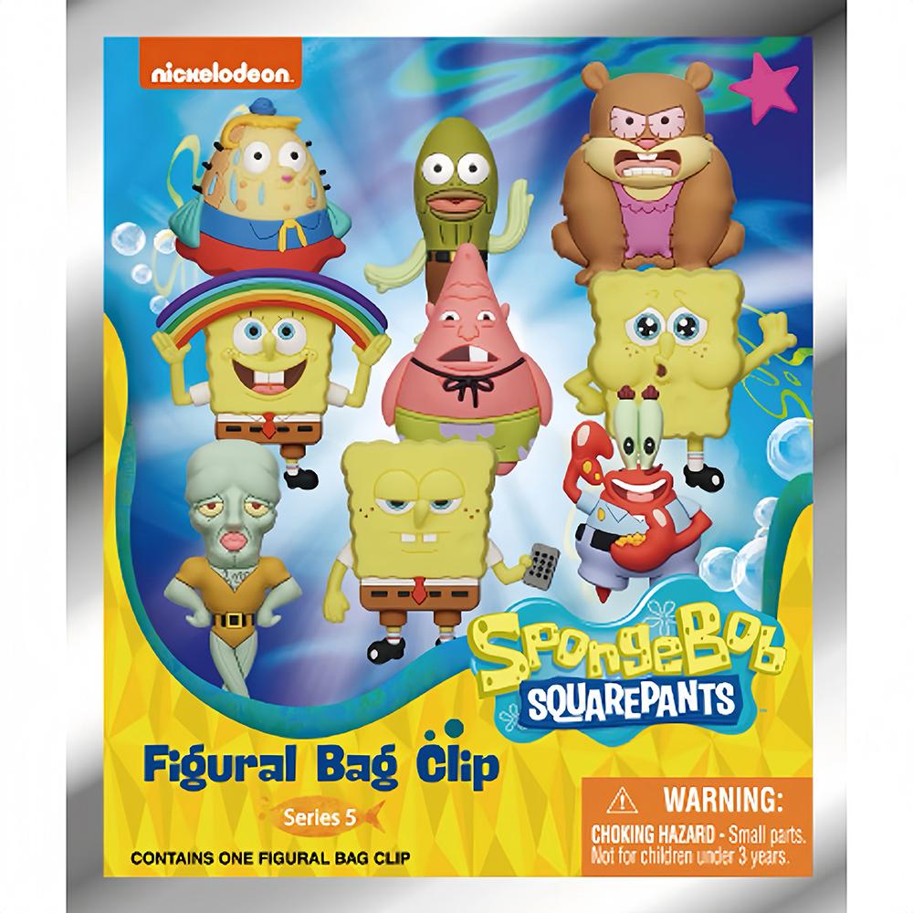 24pcs officially licensed spongebob squarepants mystery mini figure keychain hidden edition random anime cute character collectible blind bag surprise gift