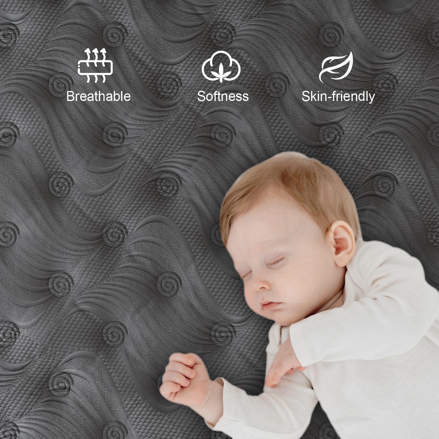 10"12"14" Twin Full Queen King Size Mattress in a Box Hybrid Spring  with Gel Memory Foam and Individually Pocket Innerspring Euro Top Mattresses Medium Firm for Motion Isolation, Edge Support, 100 Night Trial