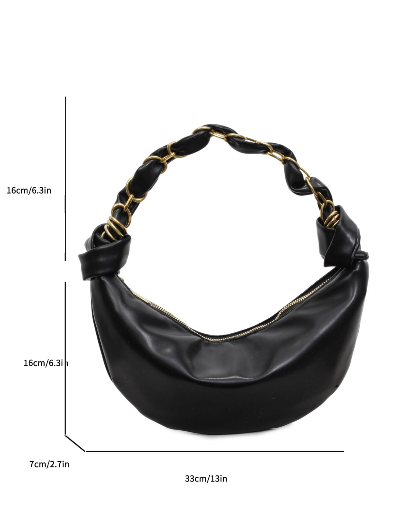 Fashion Crescent Handbag Simple Commuter Versatile Shoulder Bag, Stylish Crossbody Purse for Daily Use, Elegant Single Strap Design