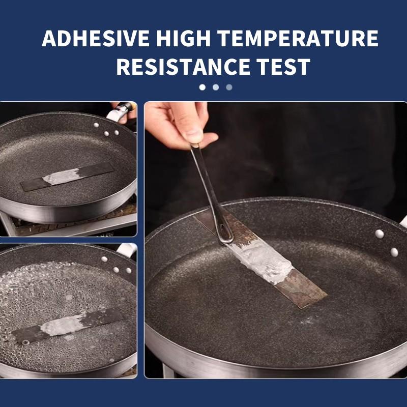 Jstree High-Temperature Metal Repair Adhesive, Cast Iron Aluminum Stainless Steel Strong Welding Glue, Waterproof Oilproof Leak Sealant 80g