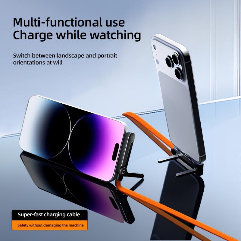 240W Fast Charging Stand Cable, Compatible with Apple 15/16/17, Android, Samsung, Huawei Type-C Port, Nylon Braided Material, No Interference While Gaming, Essential for Outdoor, Car, and Home Use