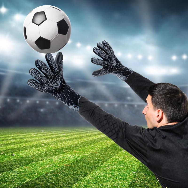 Soccer Goalkeeper Gloves for Kids Boys Children Youth&Adult Football Goalie Gloves with Strong Grips