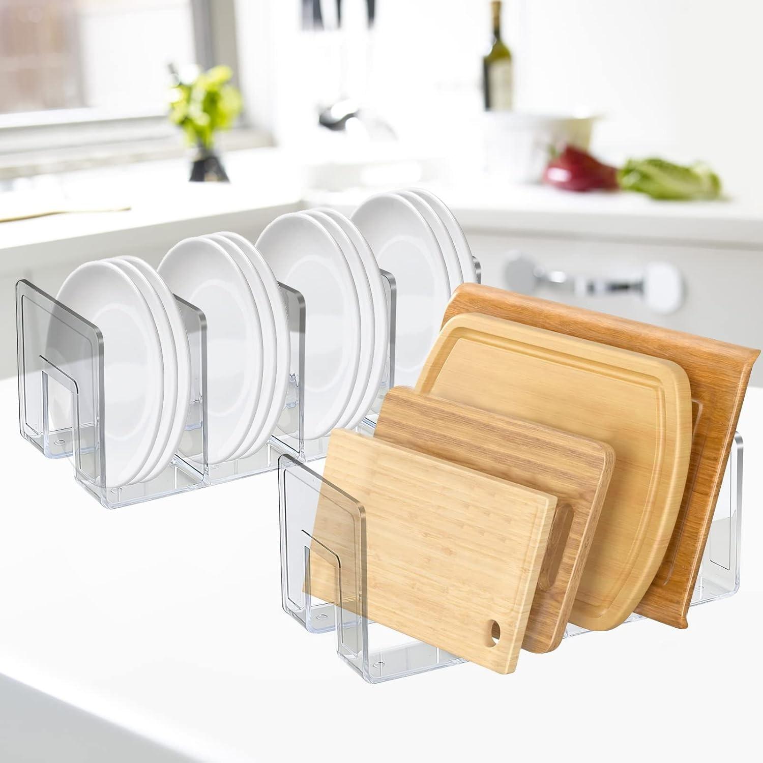 2-Pack Transparent 4-Compartment Bag Organizer, Closet Divider for Handbags, Scarves, Ties, Rack Storage Solution, Essential Wardrobe Accessory