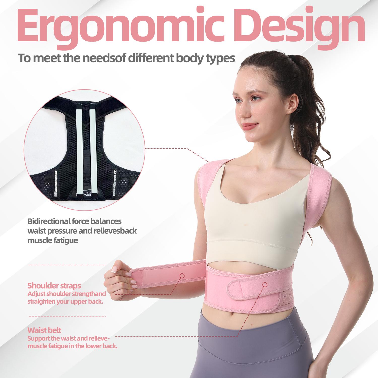 IYDoaMea Posture Corrector For Men And Women - ( Order A Size Up ) - Back Brace For Lumbar Support And Upright, Breathable Back Straightener Back Corrector Posture Improve And Neck, Back Slim Fit Posture Support Tank Top Outdoorfun