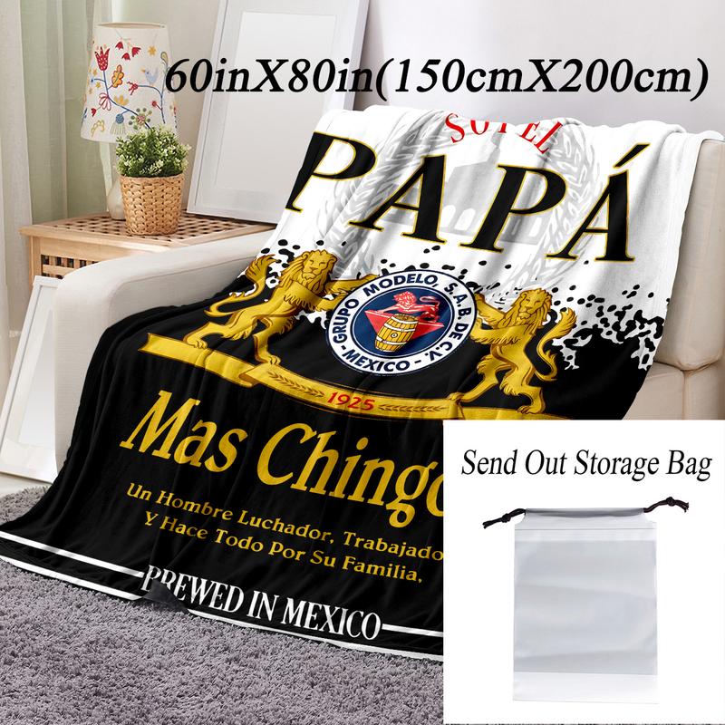 1pc Letter to Dad Envelope Blanket Blessing Blanket Fleece Fur Blanket Novelty Fleece Fur Blanket Soft Comfortable Nap Office School and Home Picnic Travel Gift Fleece Fur Blanket
