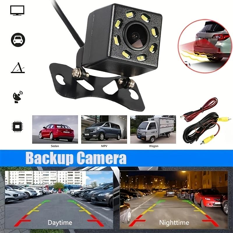 Bileeko Universal HD Rearview Mirror Backup Camera - 480p Resolution, Night Vision, Easy Installation, Battery-Free, Fit for Cars/Trucks/SUVs/Travel Trailers