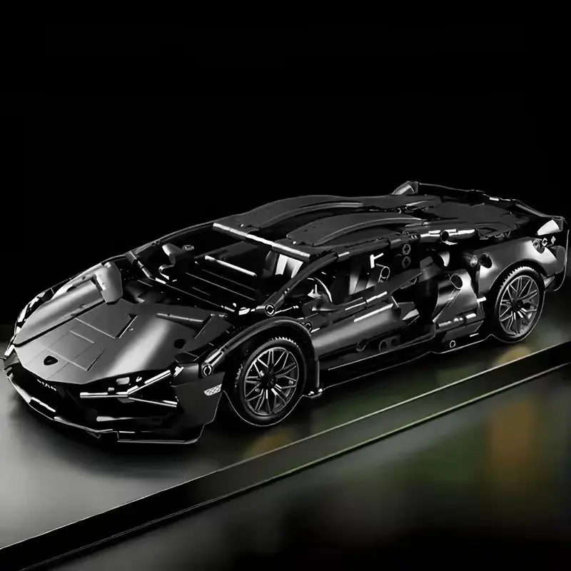 Sports Car Building Kit 1000+ Pieces, Educational Assembly Model, Home Decor, Birthday Gift for Ages 14+, Fun & Creative Play