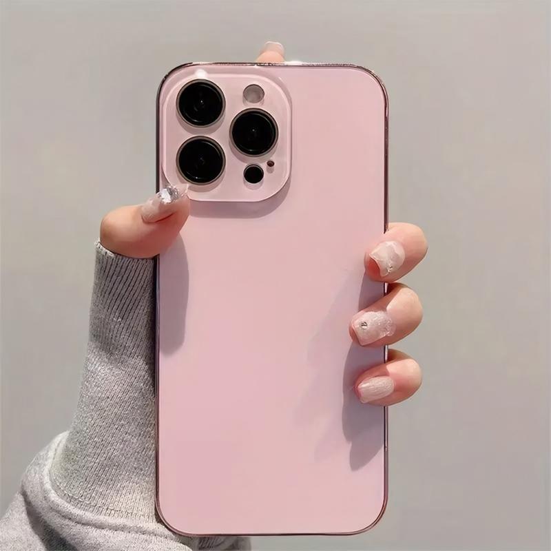 Suitable for iPhone 17/16/15/14/13/12 Pro Max Plus 17Air high-quality mobile phone case, electroplated original color anti-fall protective cover Protection Protector Pink Casing Smartphone iphone 16 pro case Cellphone Shockproof