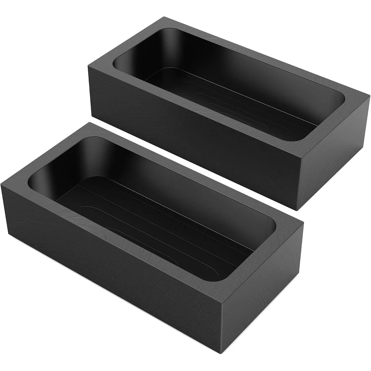 2-Pack 2.2lbs Graphite Ingot Molds for Metal Casting & Melting | High-Purity Graphite Casting Molds for Gold, Silver, Copper & Aluminum, Heat Resistant Up to 2000°C, Ideal for Jewelry Making