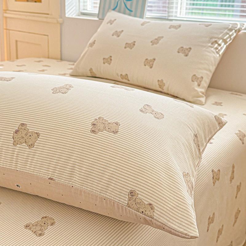 Fresh Small Floral Pillowcase, Cartoon Pillowcase, Single Pack & Twin Pack, High Gram Weight, Soft Comfortable, Home Essentials