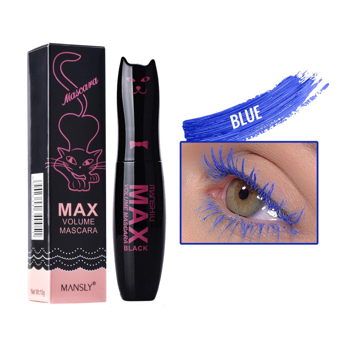 Manshili Cat Mascara Color Curled Mascara