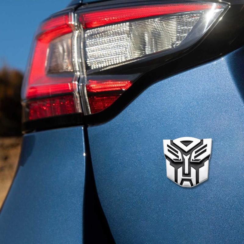 1Pc Car 3D Metal Sticker Car Transformers Autobots and Decepticons Badges Original Logo Cool Car Style Exterior Decoration Car Accessories Personalized Car Appearance