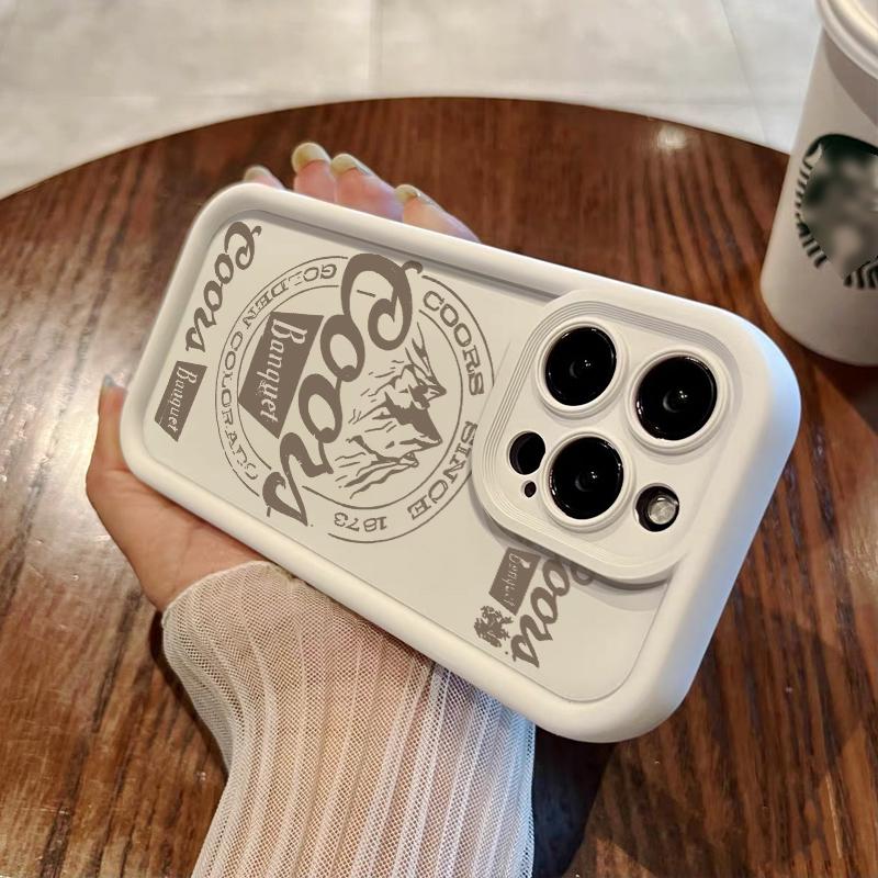 Vintage COORS Letter Pattern Phone Case , Soft Silicone , Fully Protected and Shockproof For iPhone 17 16 15 Pro Max 14 13 12 11 X Plus Air Mini Cover