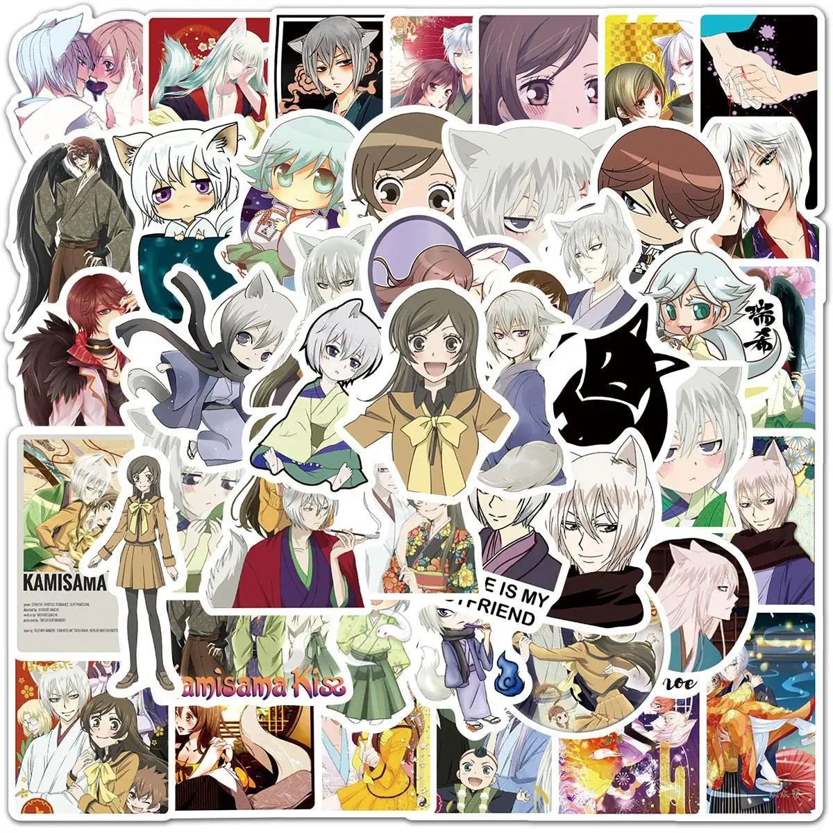 2026 New hot item 50Pcs Anime Anime Kamisama Kiss Stickers DIY Stickers Scrapbooking Phone Luggage Skateboard Vinyl  Waterproof Graffiti Decals