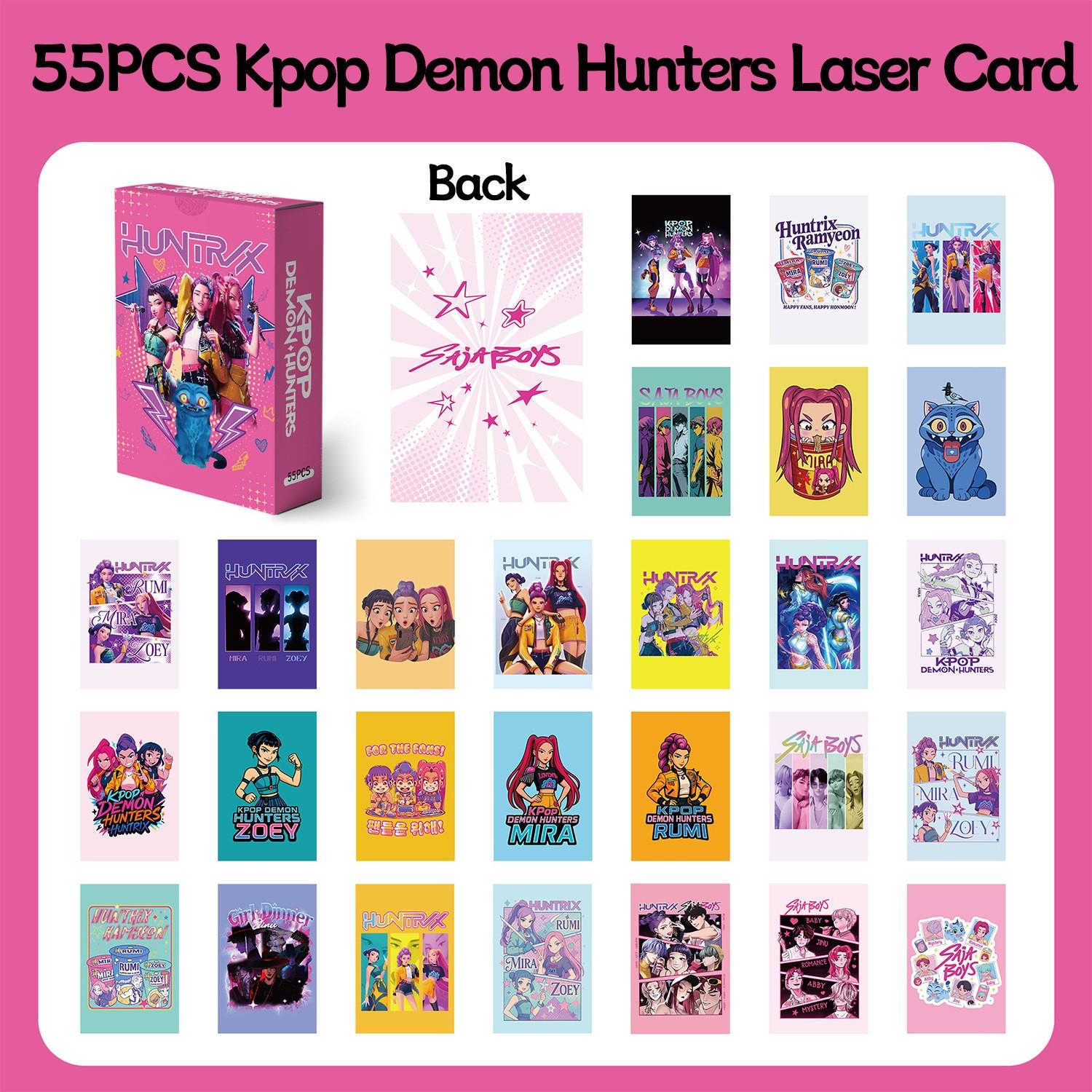 Korean Cartoon Girl Group Birthday Party Gift Set, 5 Pieces, Includes Game Cards, Bracelets, Keychains, Party Glasses, Badges