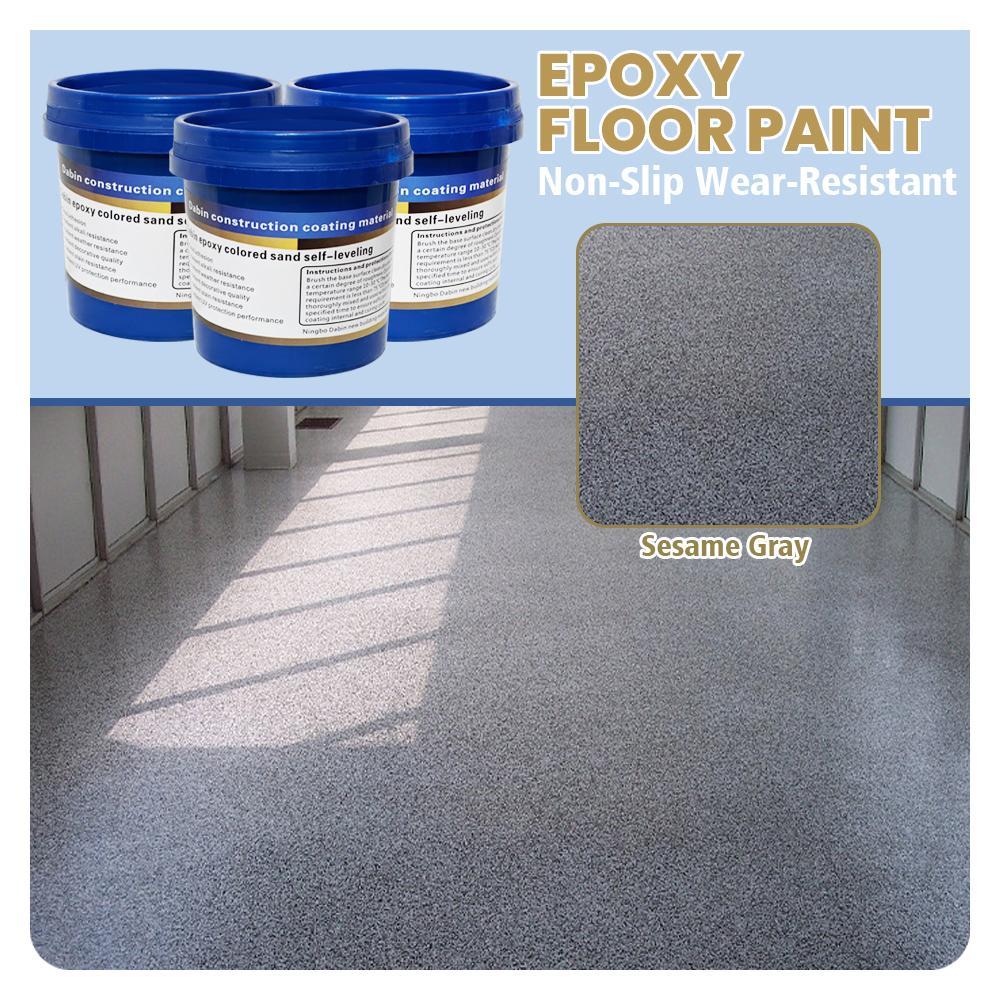 Glossy home Flooring Equipped with A Complete Epoxy Sand Foor Paint Range of Tools Various Sizes and Colors Epoxy Floor Paint Waterproof