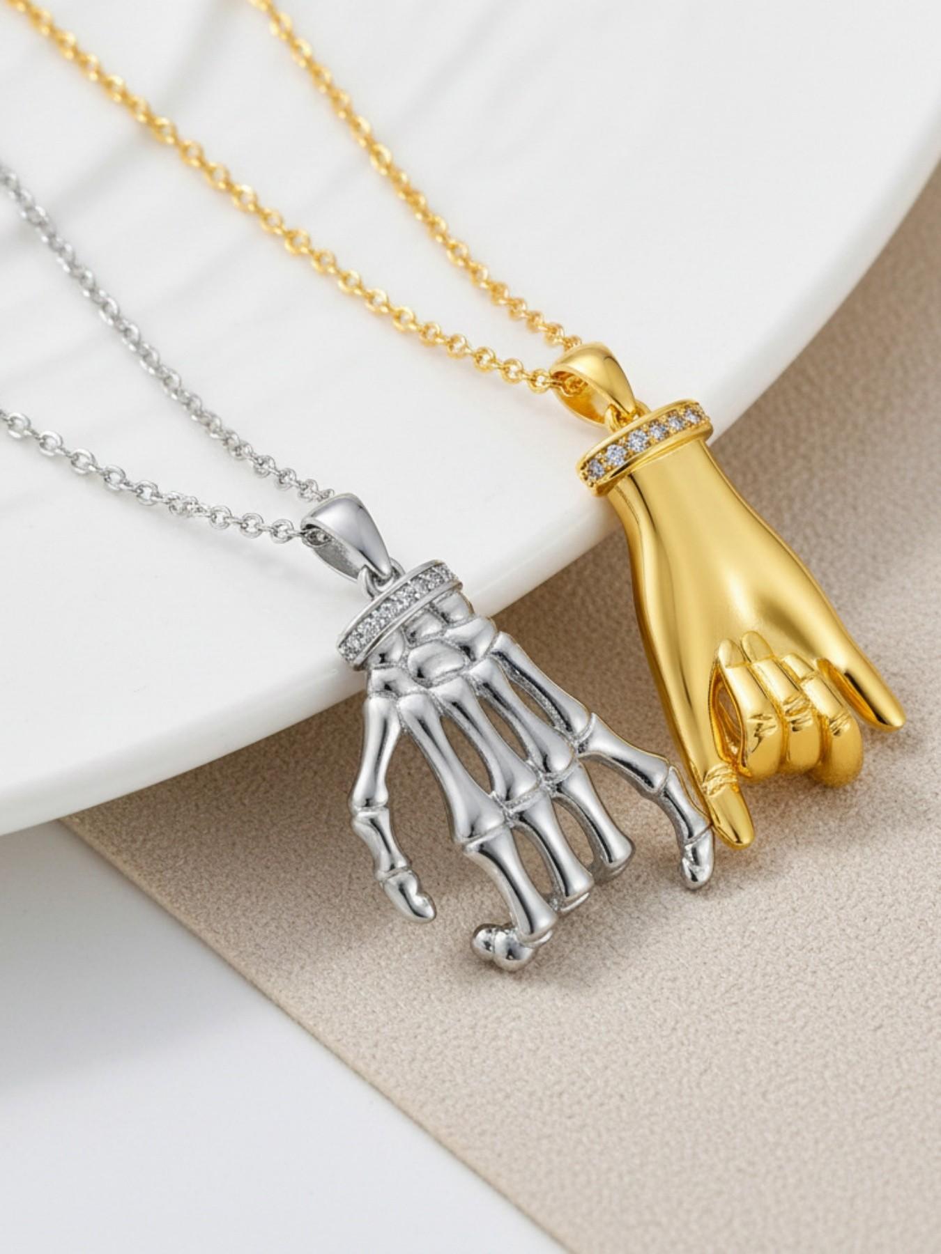 Bone Gold Pact · Symbiosis Necklace Original premium couple necklaces with real gold plated pendants.Paired with a purple preserved rose gift box.Perfect gift for birthdays, Mother’s Day and Valentine’s Day.