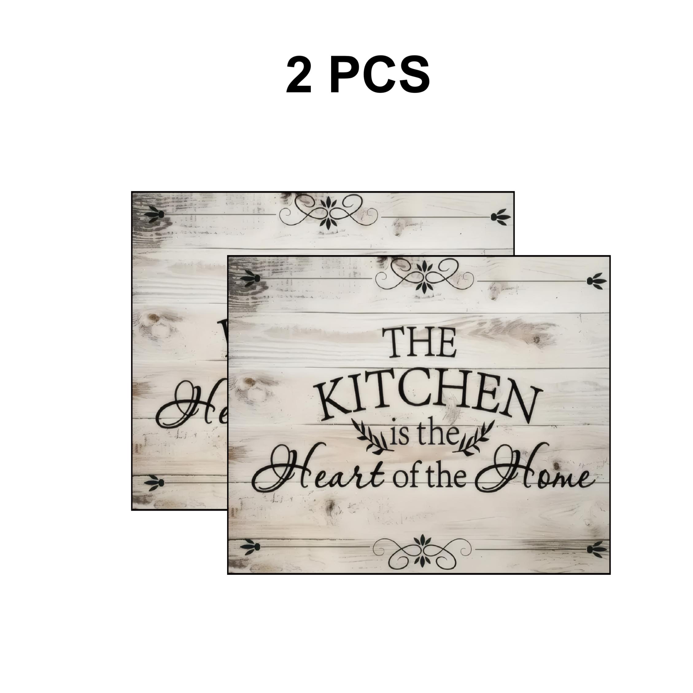 Kitchen-Themed Gas Stove Cooktop Panel Protector Cover, 1 Count Heat & Scratch-Resistant Stove Top Cover, Easy to Clean Stove Protector Plate