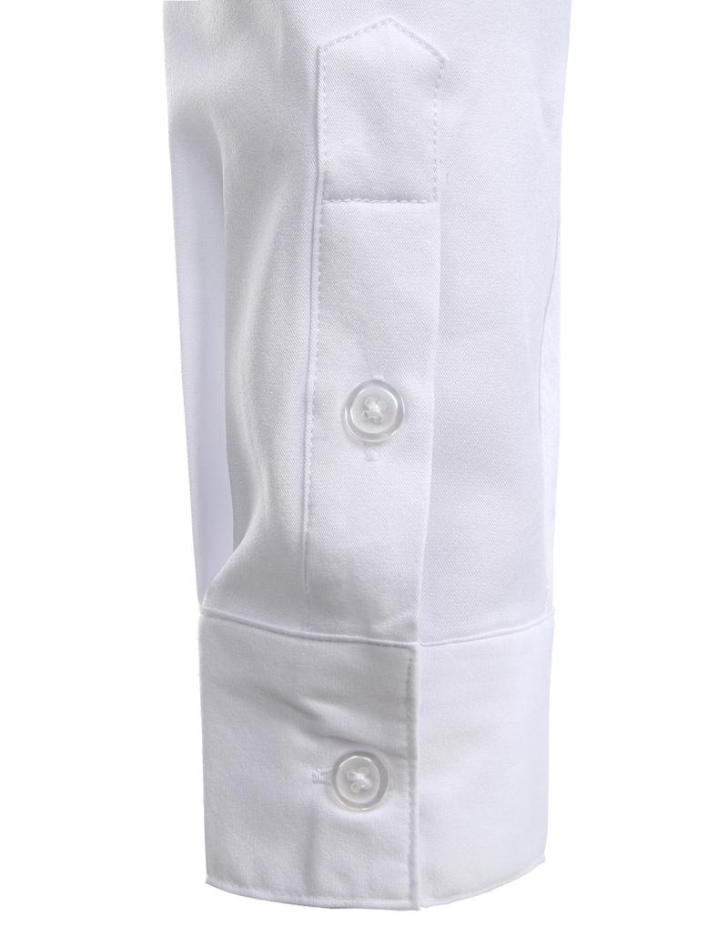 ZEROYAA Mens Hipster Solid Slim Fit Long Sleeve Mandarin Collar Dress Shirts Polyester Fabric Stylish Casual Business Shirt