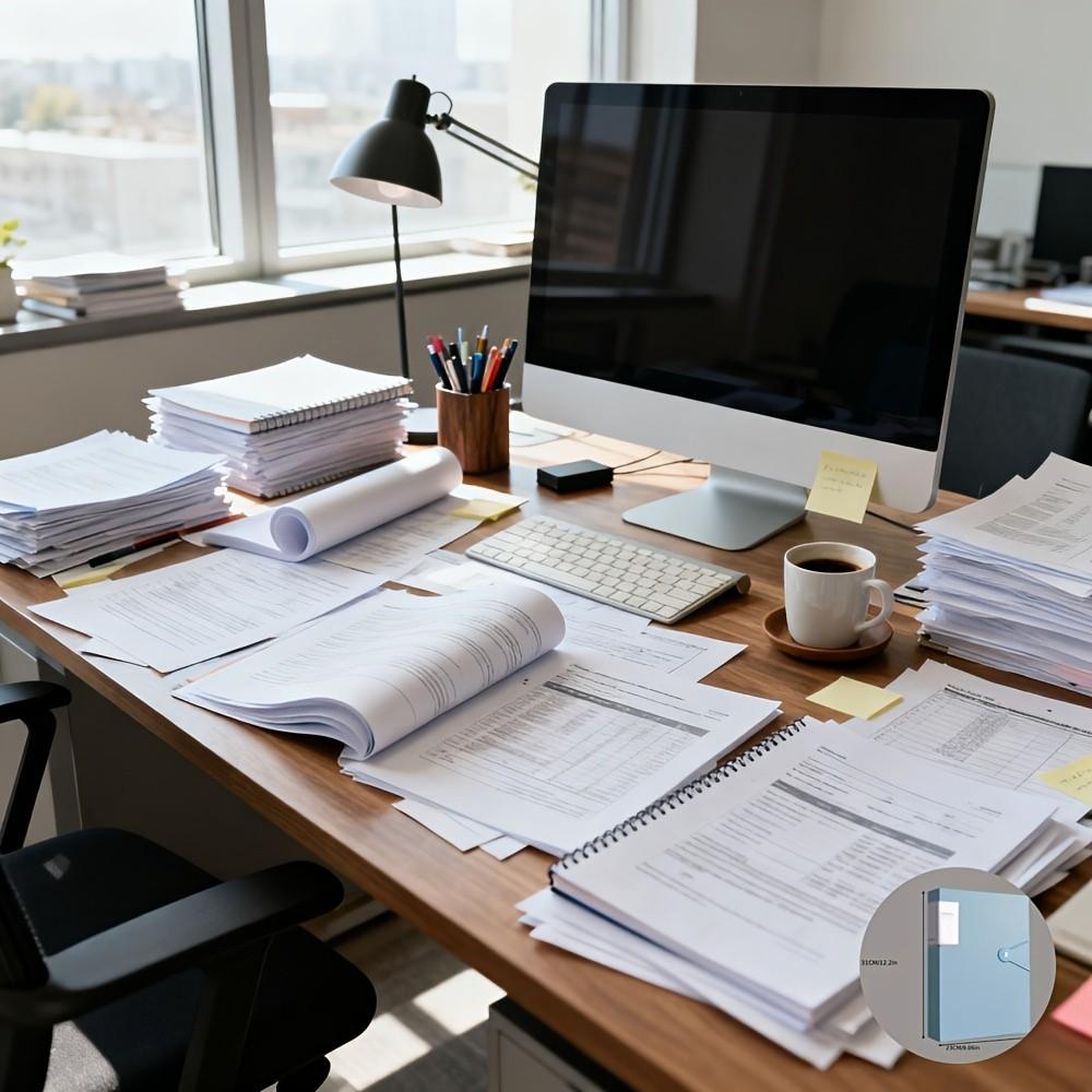 A4 File Folder Document Bag, Suitable for A4 Size Papers, High Transparency Waterproof, Easy Storage and Organization