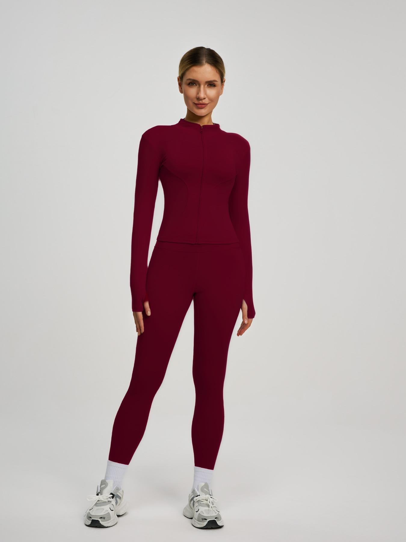 High Elasticity Abdominal Control Yoga Set, Slimming Fitness Running Pants for Women, Comfortable Sportswear for All Seasons, Yoga Tracksuit Set