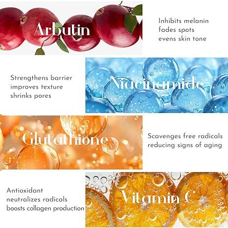 JURVEW Dark Spot Corrector Serum and Cream Roller Fades Dark Spots, Brightening and Hydrates with 360° Cooling Massage Ball  for Refreshing Skincare Experience