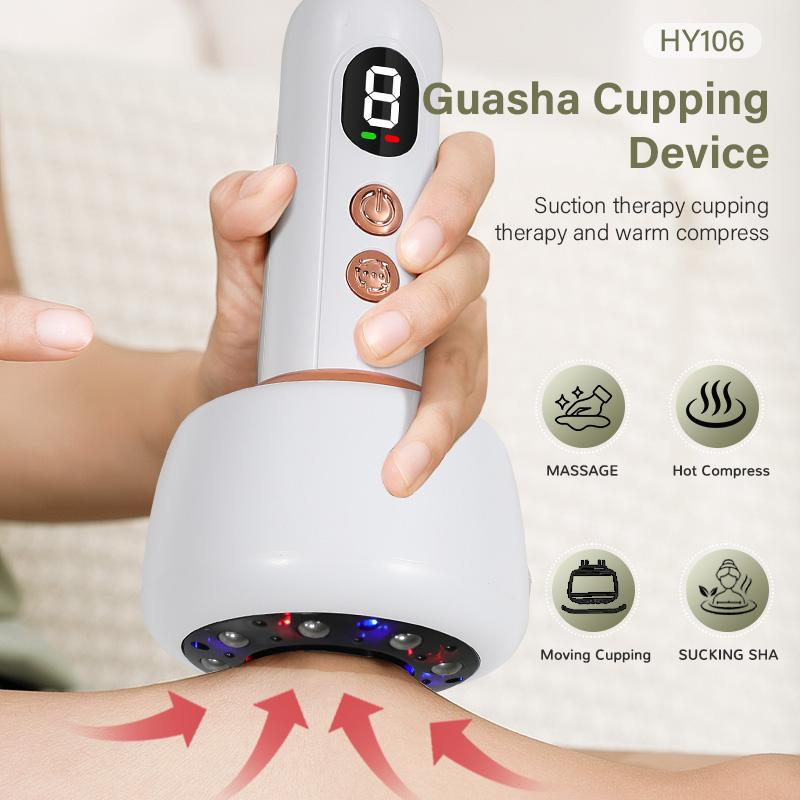 Electric Massager, Meridian Body Massage Brush, Cupping Therapy Kit, Scratch Therapy Device, USB Rechargeable, New Condition, Smart Cupping Machine