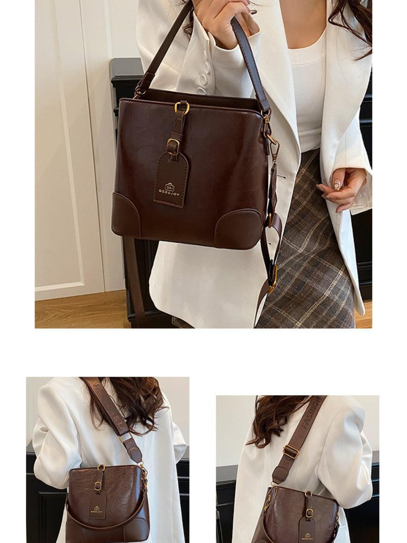 Fashion Shoulder Crossbody Bag for Women, Trendy Versatile Small Bag, New Bucket Bag, Elegant Korean Style, Simple Mini Bag