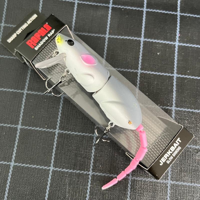 Ever-Reen Mouse Lure Replica, Multi-Segment Fishing Lures for Large Bass, Dogfish, Snakebone Fish, Effective Artificial Baits