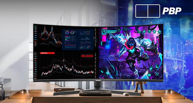 34 Inch Ultrawide Curved Gaming Monitor, 1500R PC Screen 165hz UWQHD 3440x1440, Curved Computer Screen with FreeSync,Multi-Directional Adjustable Base 34 Inch Ultrawide Curved Gaming Monitor, 1500R PC Screen 165hz UWQHD 3440x1440, Curved Computer Screen with FreeSync,Multi-Directional Adjustable Base