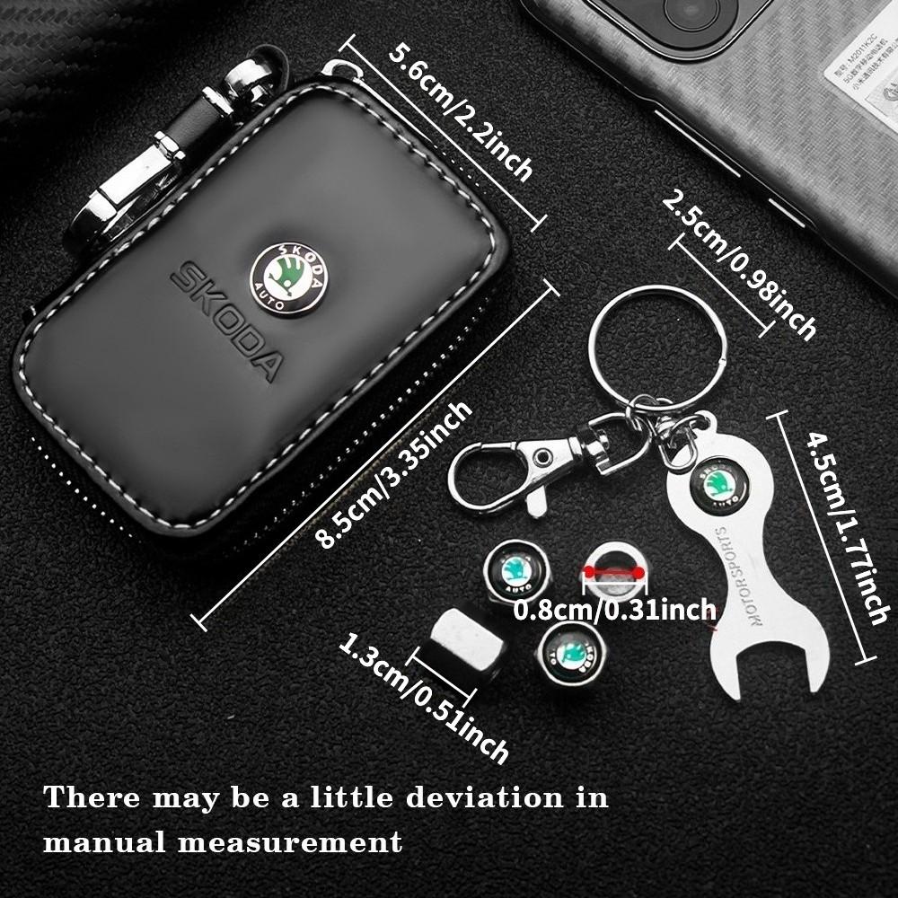 Scoda Keychain/lanyard for All Models, Sporty Customization, Fits Octavia, Superb, Kodiaq, Karoq, Crystal, Xinrui, Etc