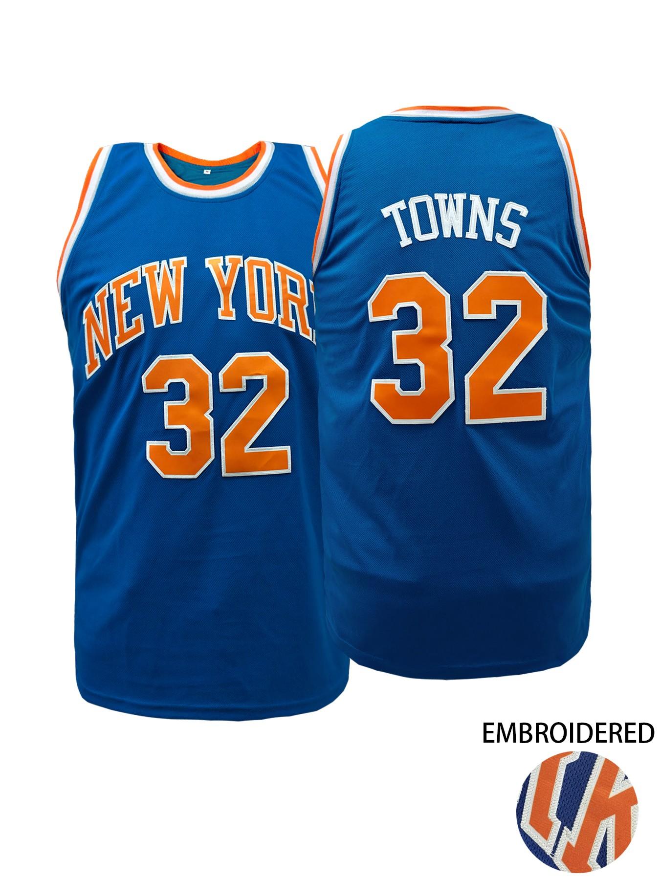 Men Women Retro New York #32 Basketball Jersey Embroidered Mesh Sports Jersey for Basketball Fans Daily Wear