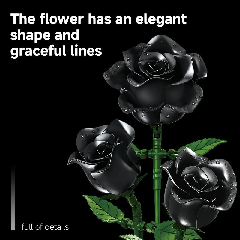 New Creative Flower Bouquet Building Block Set, Fun Assembly Toy, Ideal Gift for Kids & Adults, DIY Educational Construction Toy, Holiday Gift