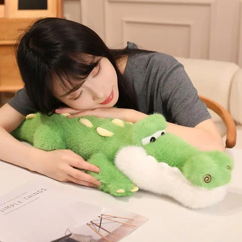 Soft Stuffed Animal Crocodile Doll Plush Toy Decorated  Plush Toy Pillow  Cartoon Crocodile  Birthday Gift For Children