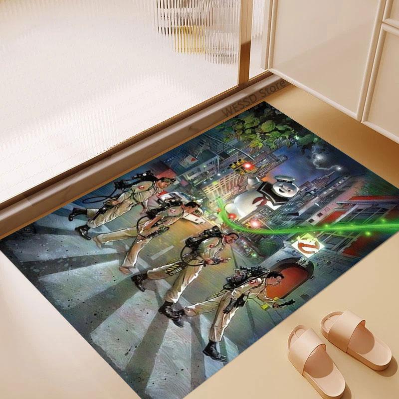 Ghostbusters 21 Animated Print Carpet, Home Living Room, Bedroom, Office Chair Under Carpet, Gift for Family and Friends, Christmas Decorative Carpet