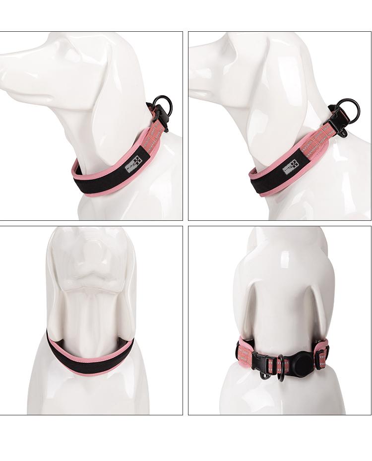 Adjustable Airtag Dog Collar Breakaway with ,Reflective with Dog Collar Airtag Holder,for Small, Medium & Large Dogs,Pet Supplies,Accessories,Gifts(No AirTag included)