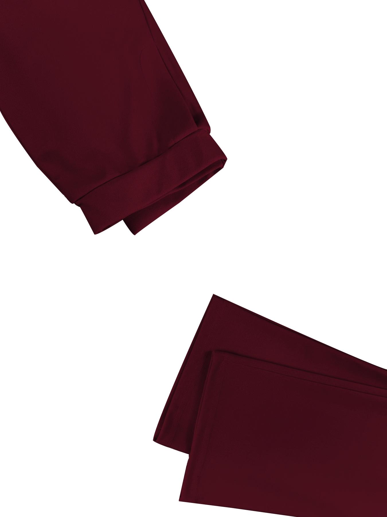 Business Style Spring Summer Trendy Women's Two-Piece Set, Colorblock Lapel Button Pocket Long Pants, Commuter Professional