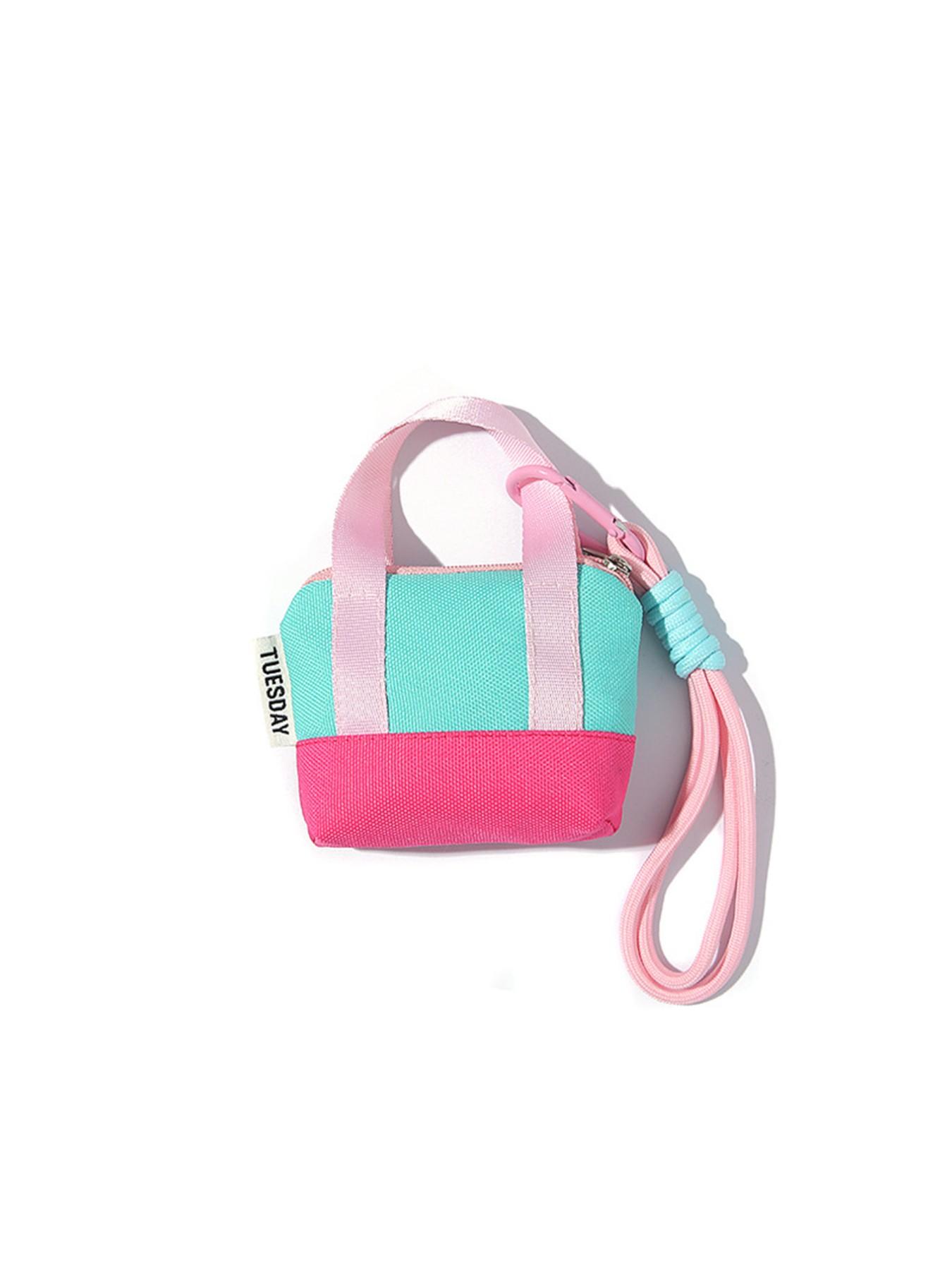 Dopamine Mini Handbag Headphone Case Organizer, Headphone Storage, Data Cable Protection Pouch, Coin Card Holder for Everyday Use