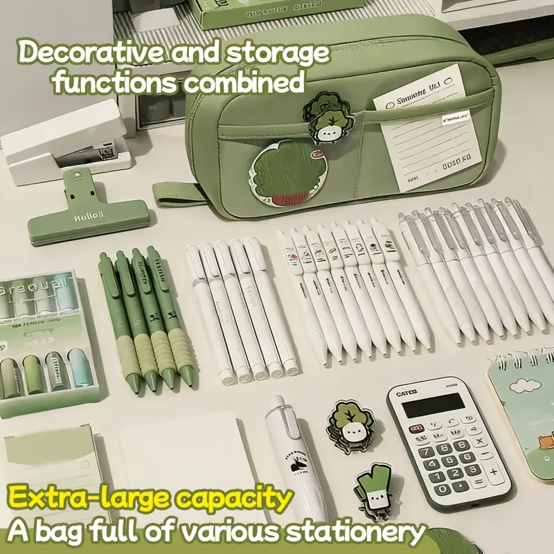 High-Capacity Multi-Layered Ins-Style Volcano Pencil Pouch - Multifunctional Stationery Organizer, Hand-Held Extra-Large Case, Niche Design for Students, Back to School Essential, Multiple Colors Available