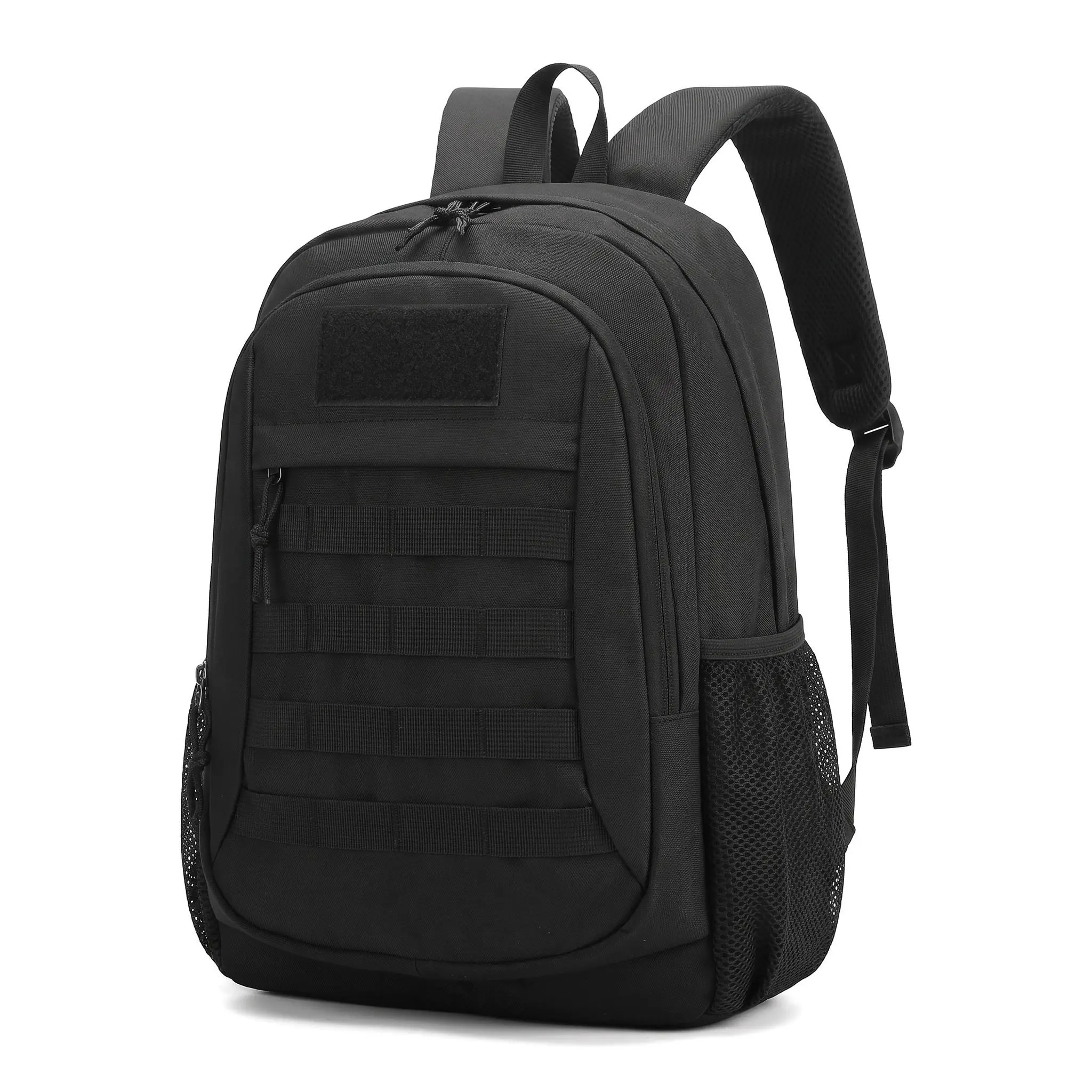 Tactical Camouflage Travel Backpack, Breathable Oxford Nylon Casual Cute Bag, 20-35L Unisex with Padded Laptop Compartment (14in), Soft Leather Trim, School Supplies-Friendly for Outdoor School Use