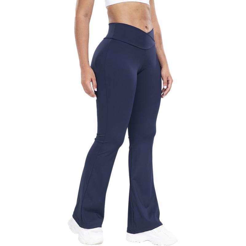 Solid Athletic High Waist Flare Pants for Women, Tummy Control Workout Yoga Running Thouser,Plain Bootcut Skinny Leggings Gym Casual Comfy Sporty Solid Athletic High Waist Flare Pants for Women, Tummy Control Workout Yoga Running Thouser,Plain Bootcut Skinny Leggings Gym Casual Comfy Sporty