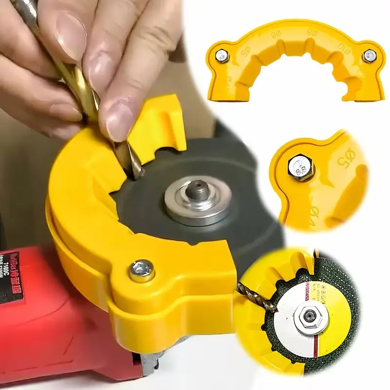 Drill Bit Sharpener for All Drill Bits, Suitable for Angle Grinder Accessories, Essential Tool for Precision Drilling