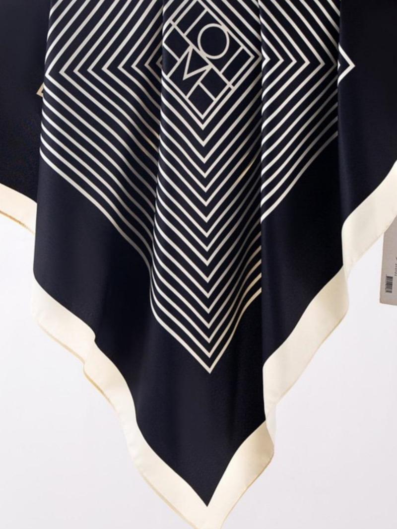 Women's Elegant Striped Patchwork Print Scarf, Trendy Soft Comfortable Shawl, Fashionable Scarf for Women for Daily Wear Women's Elegant Striped Patchwork Print Scarf, Trendy Soft Comfortable Shawl, Fashionable Scarf for Women for Daily Wear